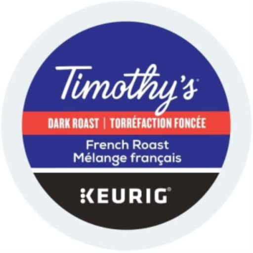 Timothy'S? Café K-Cup Individuel - Timy K-Cup Rôti Français 24 Unités SL