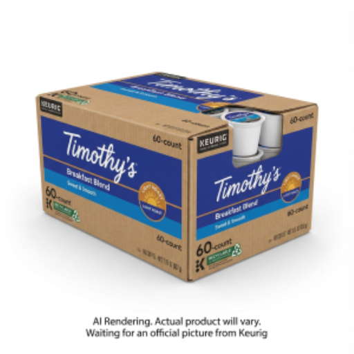 Timothy'S? Café K-Cup Individuel - Timy Kc Rs Mélange Déjeuner 60 Pcs
