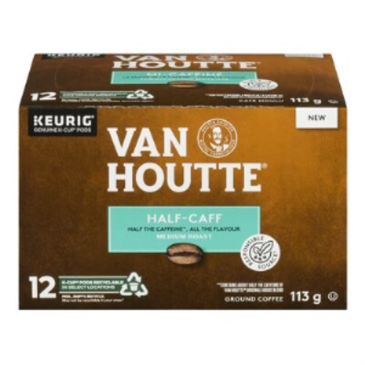 Van Houtte ? Café à dose unique - Vhou Kc Rs Mi-décaféiné torréfaction moyenne 12 unités