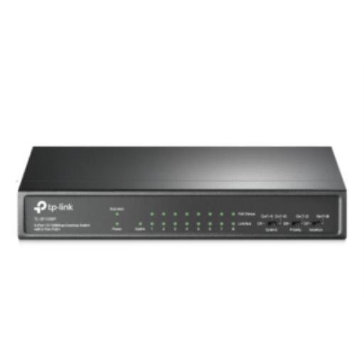 9-Port Unmanaged Switch with 8 PoE  Ports