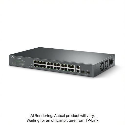 Commutateur Omada Gigabit 28 ports administrable en toute simplicité avec 24 ports PoE+