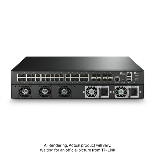 Commutateur PoE+ empilable Omada 48 ports Gigabit géré L3 avec 6 emplacements SFP+ 10GE