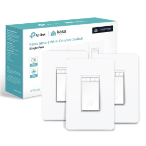 Kasa interrupteur variateur Wi-Fi intelligent, Matter