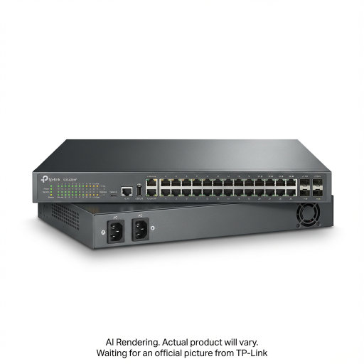 TP-Link Omada Campus 24-Port SFP Stackable Lite L3 Managed Switch with 4× 10G Slots
