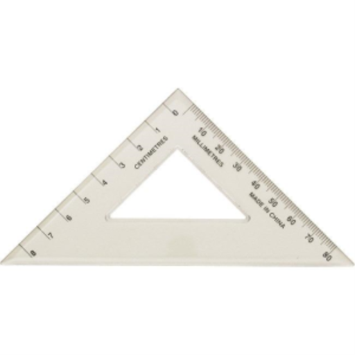 45° Set Square / 
Triangle de 45°