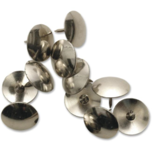 Nickel Plated 1/2" Dia., 5/16" Pin / 
Diamètre de 1/2 po – nickelées – tige de 5/16 po