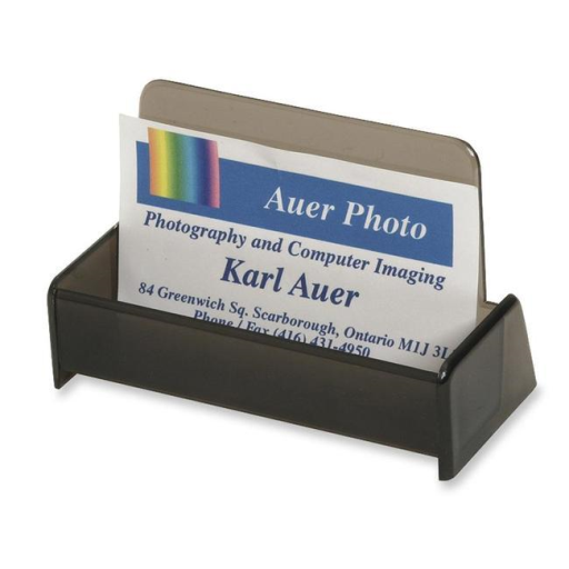 Business Card Tray – 
Smoke / Porte-cartes fumé