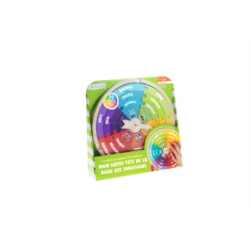 My Emotions Wheel Puzzle - French Version