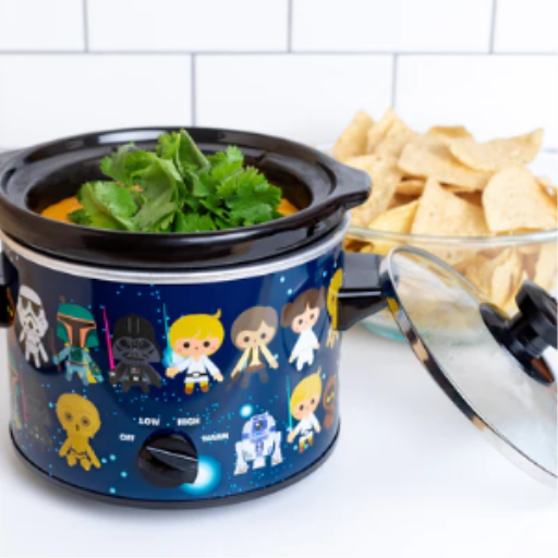 Mijoteuse Star Wars de 1,9 L ? Cocotte compacte motif galactique ? Parfaite pour les trempettes et les petits repas