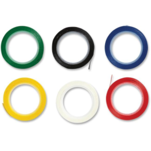 6 pk Coloured Artist's Tape
Ruban d'artiste de couleur, paquet de 6