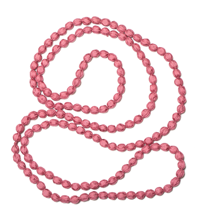 Extra Long Fabric Ball Necklace