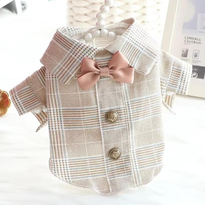 Sam Dog Shirt | Plaid Pet and Dog Shirt