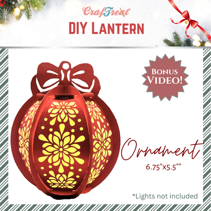 CrafTreat Lanternes en papier à faire soi-même - Ornement