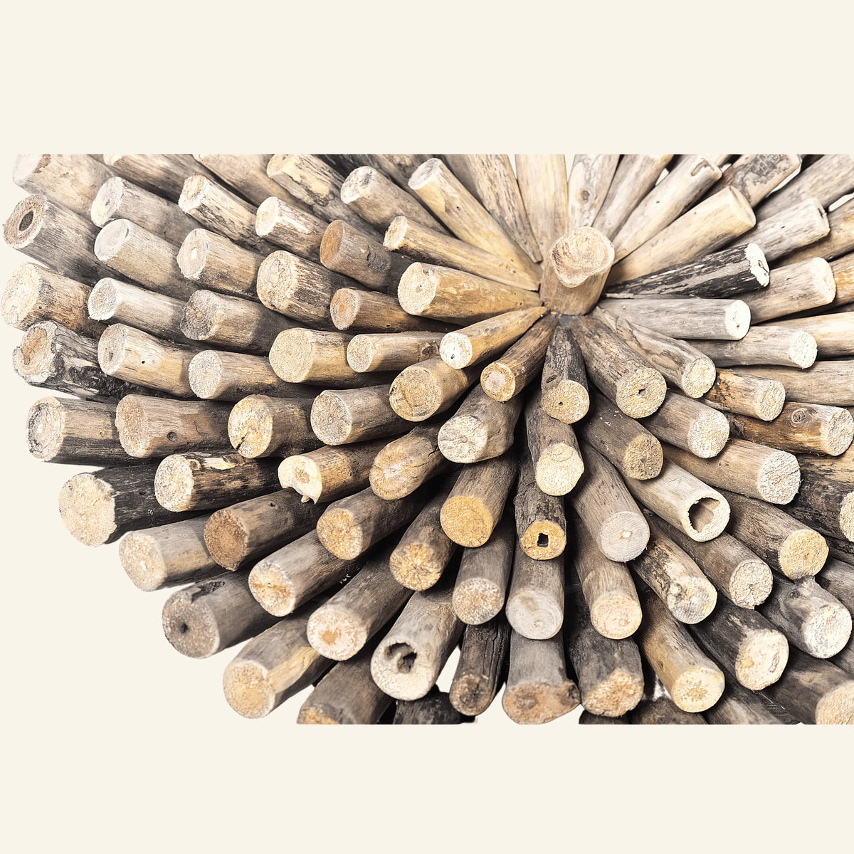 Décoration murale en bois flotté naturel