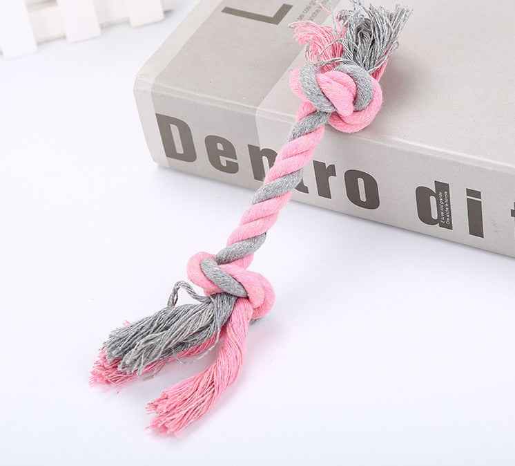 Cotton Rope Dog Toy - Durable Knot Chew & Tug Toy for Dogs