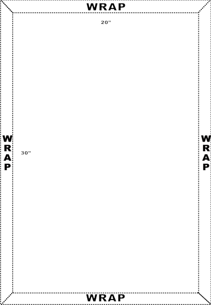Toile photo portrait