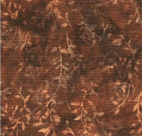 Hoffman Bali Batik- 2246-253 Feuilles de La Havane