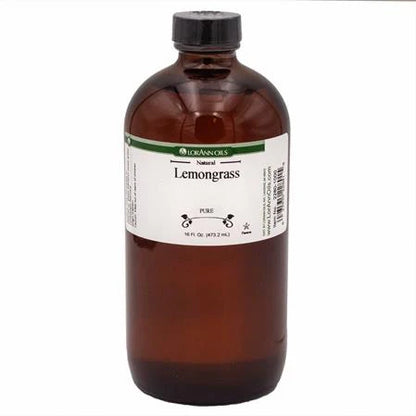 Lemongrass Oil Flavoring - Food Grade Essential Oils - Aromatherapy - 1 oz, 16 oz. - Ships Free Within Canada on Orders Above CAD $199