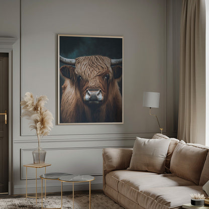 Wall Art Highland Cow