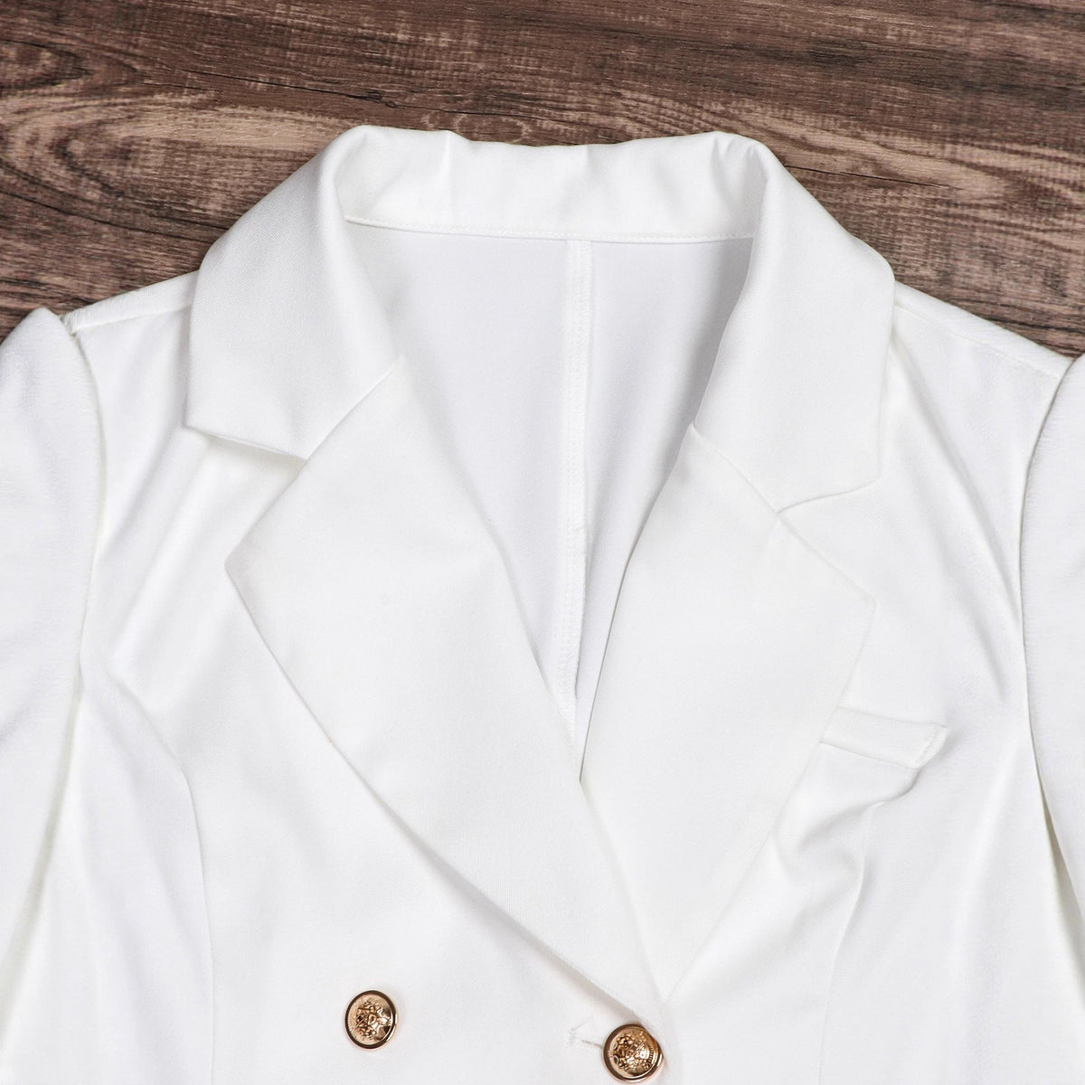 Women's High-End Double-Breasted Cropped Blazer