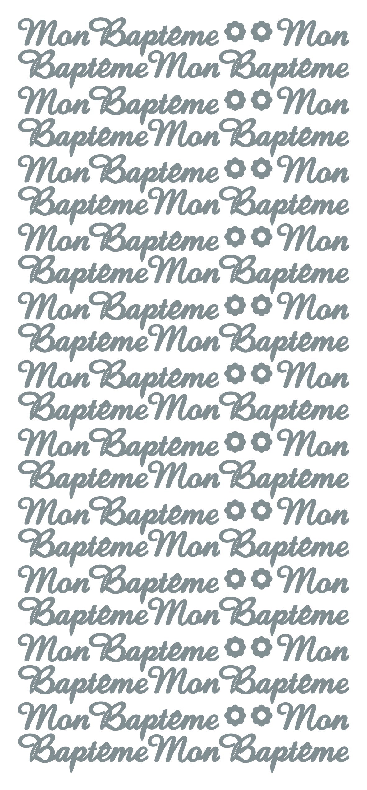 Peel Off Stickers - Mon Baptême
