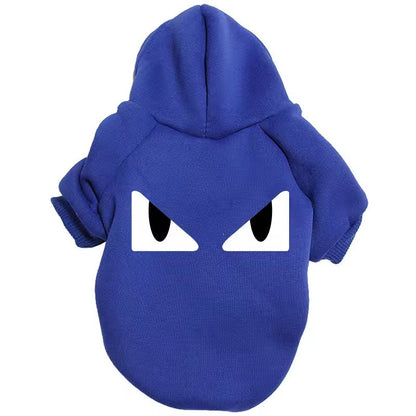 Bat Eyes Dog Hoodie – Luxury Graphic Streetwear Hoodie for Dogs