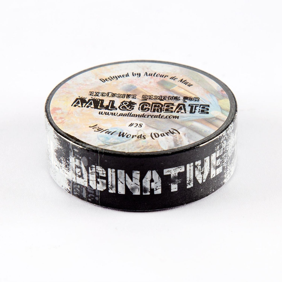 AALL et Create Washi Tape n°28 - Mots joyeux (foncé)