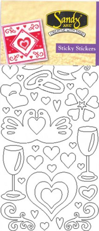 Autocollant double face - Amour