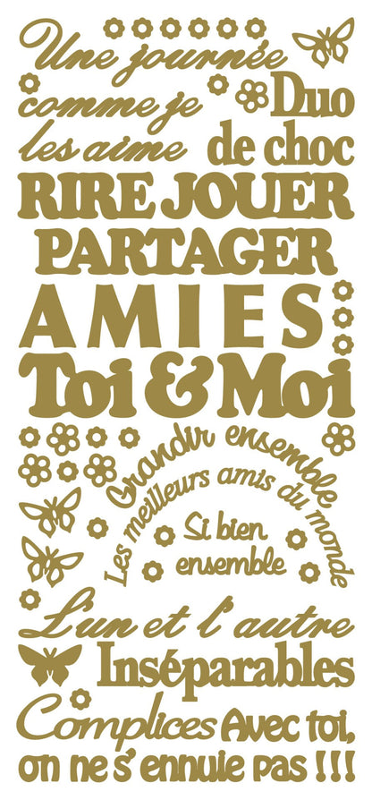 Peel Off Stickers - Toi & Moi