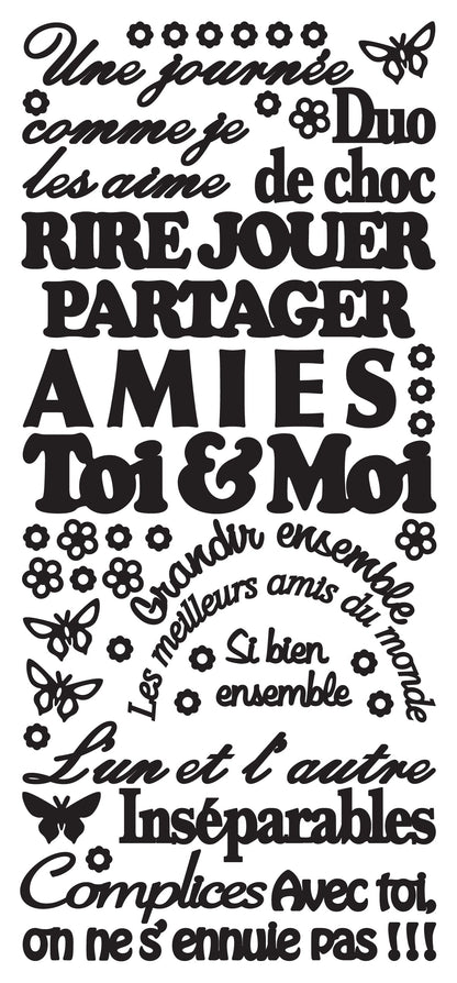 Peel Off Stickers - Toi & Moi