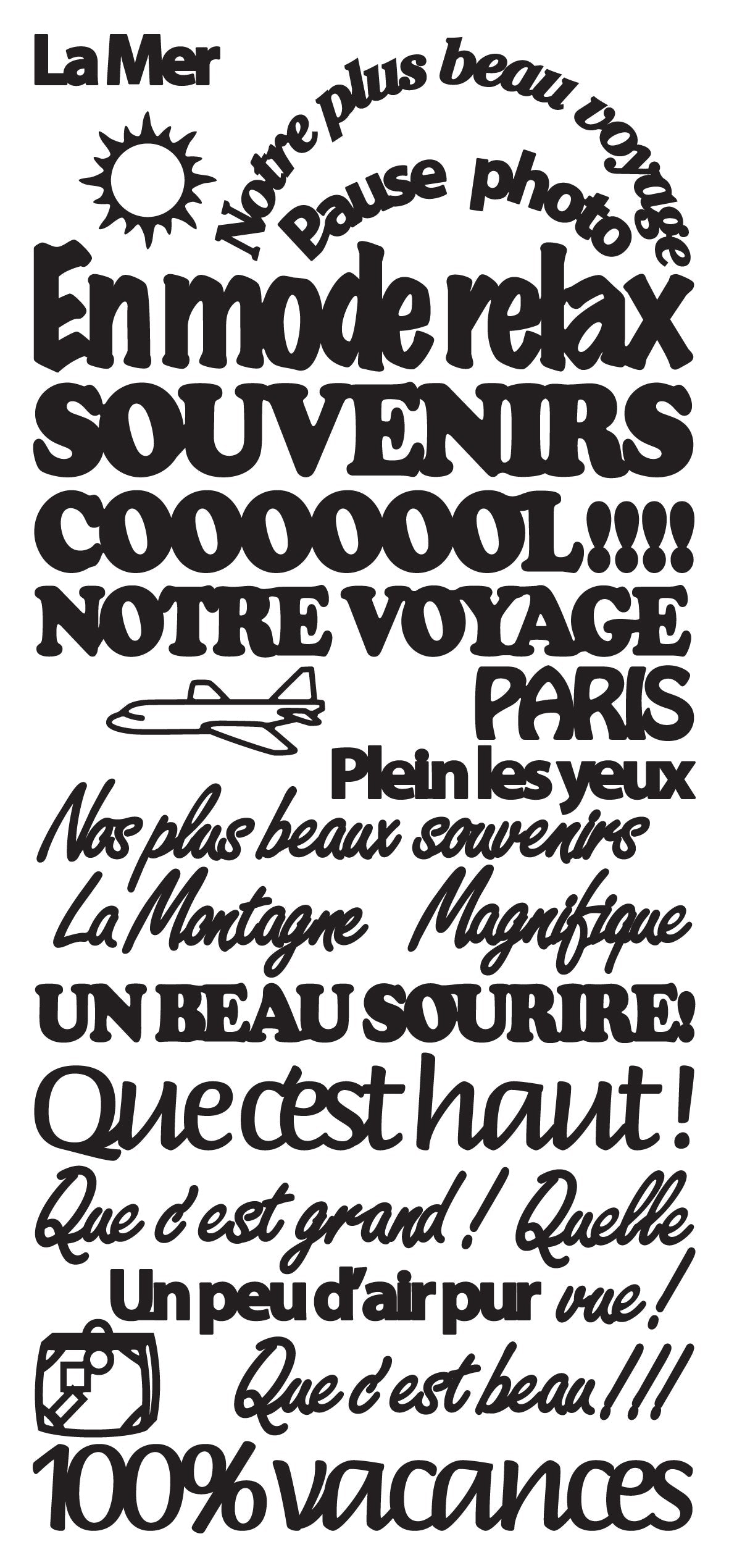 Peel Off Stickers - Souvenirs