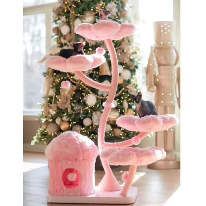 Cherry Blossom Cat Tower | Cat Climbing Tree