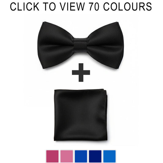 Promo Bow Tie + Matching Pocket Square