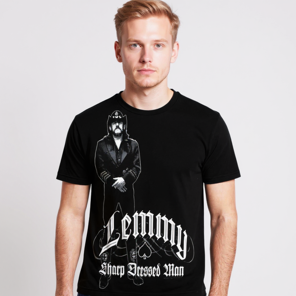 T-shirt Lemmy - Sharp Dressed Man (Noir)