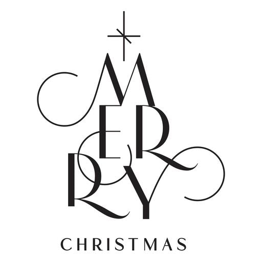 Plaque d'impression Joyeux Noël Chic de la collection Noël BetterPress