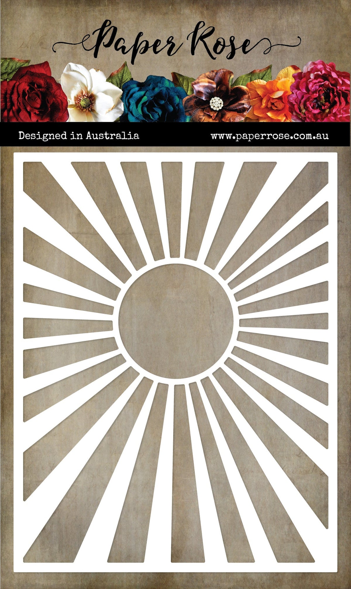 Sunburst Coverplate 4.25x5.5" Metal Cutting Die 30426