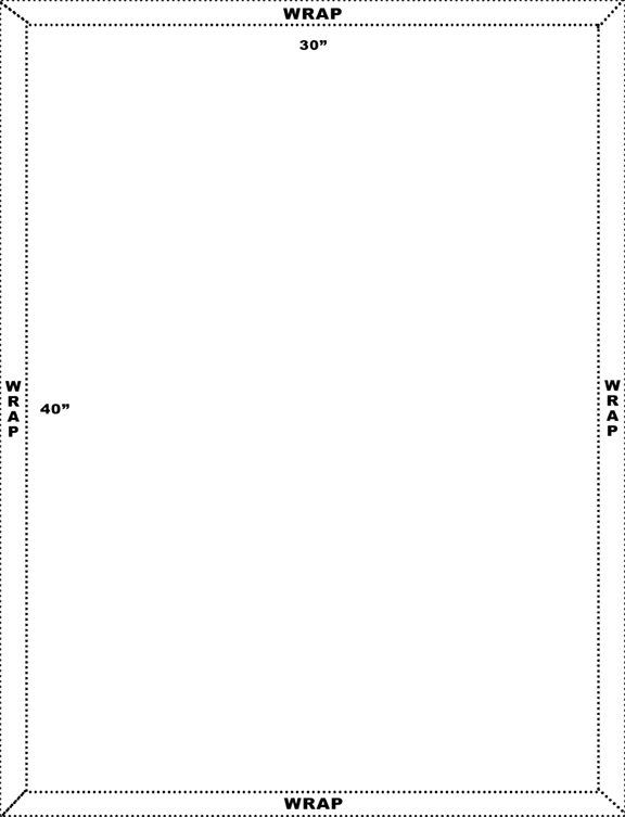 Toile photo portrait