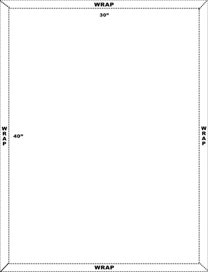 Toile photo portrait