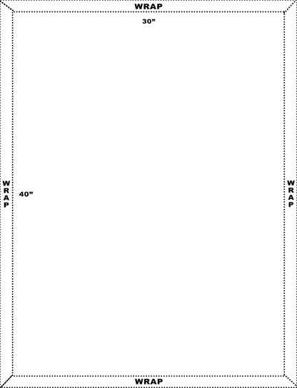 Toile photo portrait