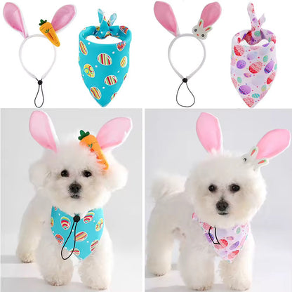 Ensemble Lapin de Pâques – Tenue Festive de Luxe pour Chien