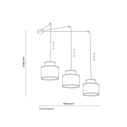 DUO Jute Mix Suspension Naturelle 3