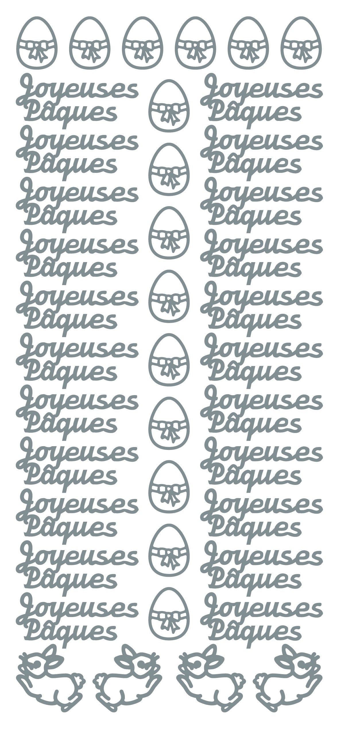 Peel Off Stickers - Joyeuses Paques