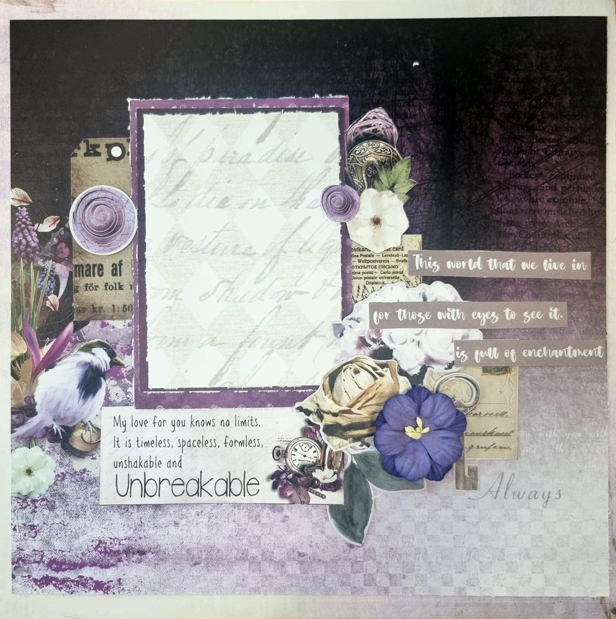 3Quarter Designs - Améthyste Enchantée - Collection de Scrapbooking