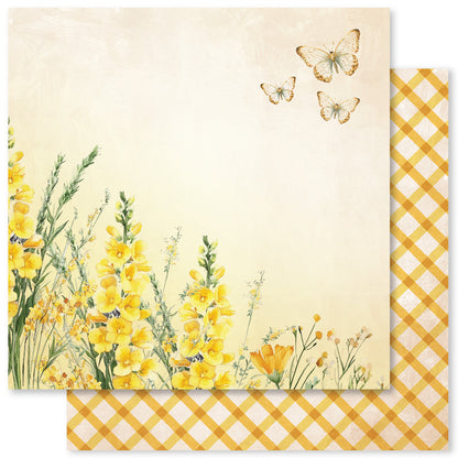 Collection de papiers 15x15 Abeilles & Papillons 33558