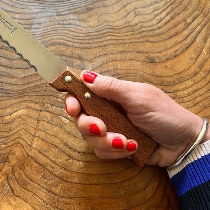 Couteau à pain, manche en palissandre