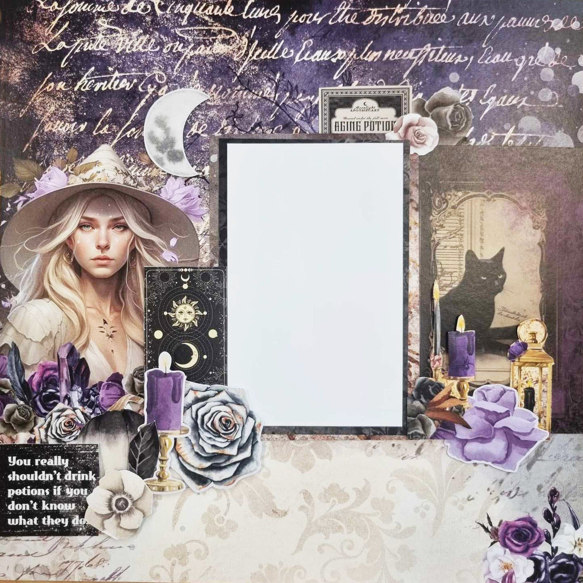Lot de papiers 30x30 cm Collection Magic Potion