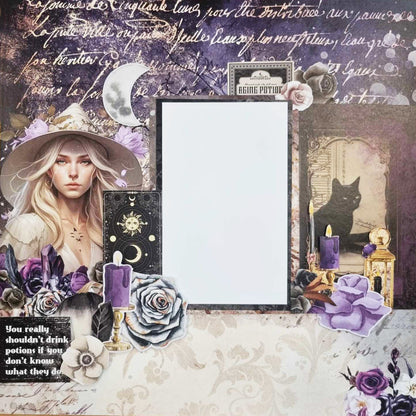 Lot de papiers 30x30 cm Collection Magic Potion