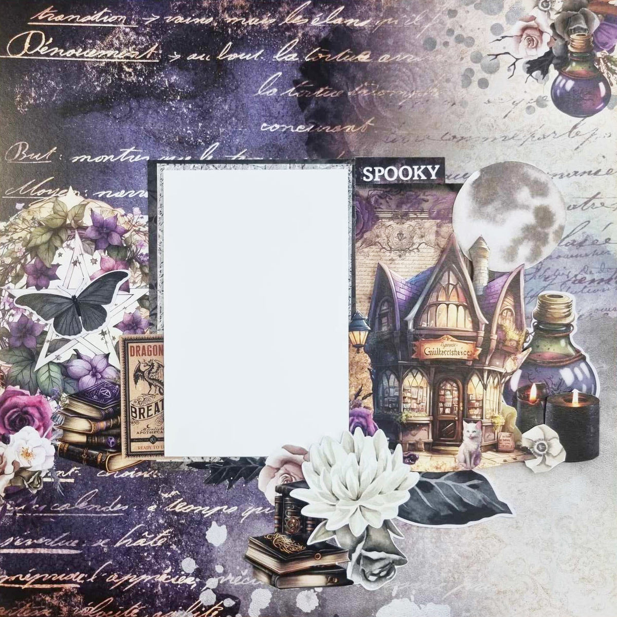 Lot de papiers 30x30 cm Collection Magic Potion