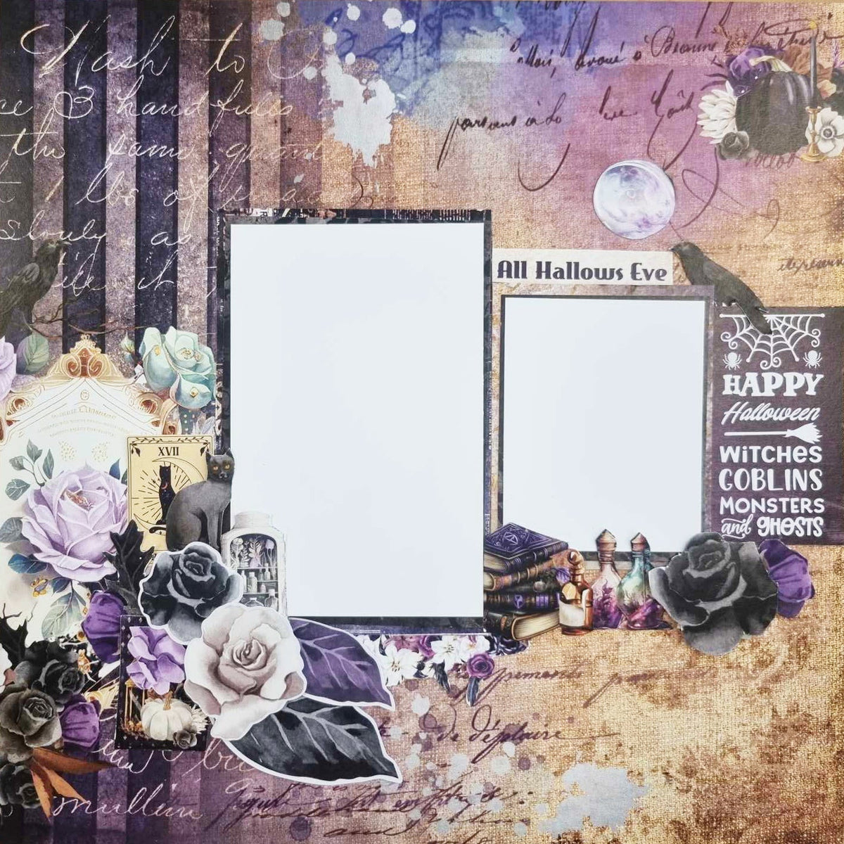 Lot de papiers 30x30 cm Collection Magic Potion