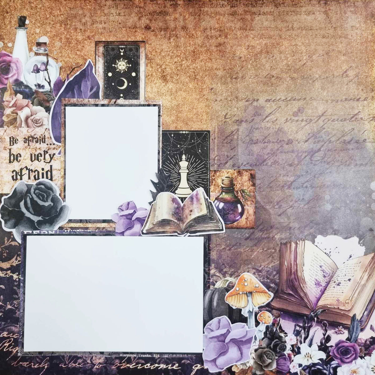 Lot de papiers 30x30 cm Collection Magic Potion
